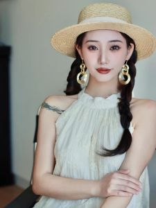 Fashionable Street Style Earrings Exaggerated Elegant Personality Womens Long Hoop Ear Jewelry Silver Plated Korean Style