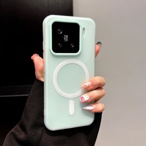 For Magsafe Wireless Charge Magnetic Phone Case For Huawei P80 P70 Ultra P60 Mate 70 60 50 Pro 2 IN 1 Jelly Candy Silicone Cover