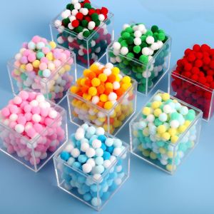 Colorful Surprise Gift Box High Elastic Small Flocking Colorful Bobo Ball Paper Silk Seven Color Flowing Star Macaron Filling