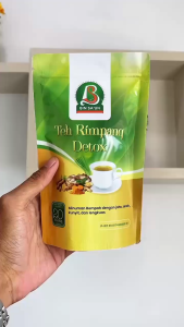 Teh Rimpang Bin Saun Minuman Rempah Herbal Celup Isi 20 Diet Detox Pelangsing Imunitas