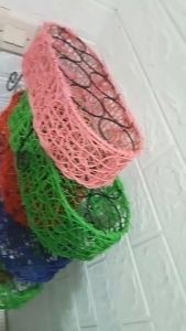 TEMPAT AQUA GELAS KERANGKA BESI ISI 8 LUBANG