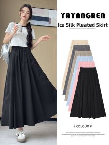 YAYANGREN | Black A-Line High-Waisted Skirt