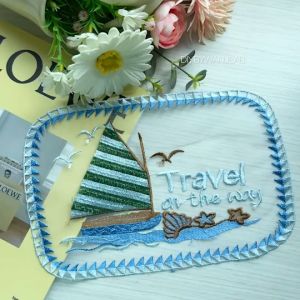 งานลูกไม้ ปัก สำหรับฝีมือ ตกแต่งผ้า เย็บติด/ติดกาว และ DIY สำหรับกระเป๋า เสื้อผ้า