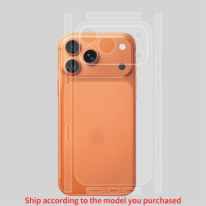 Pet Soft Film Curved Edge Fiber Glass Protective High-Definition Back Film 1 Piece for iPhone 17/17 Air/17 Pro/17 Pro Max Anti-Scratch Transparent Film Device Protective Layer + High-Definition Tpu Ultra-Thin Fiber Glass Base Film Lens Cut-Out Base ...