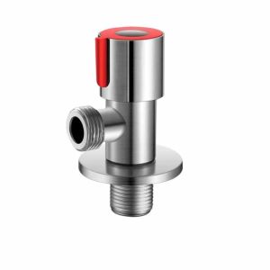 Faucet Inlet Valve G1/2 Brass Triangle Valve Heater Water Stop Valve Bathroom 4 Points Heater Water Stop Toilet Universal Switch