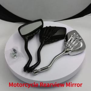 Đa Năng Đầu Lâu Tay Vuốt Xe Máy Mặt Gương Bu Lông Phù Hợp Cho Đường Phố Xe Đạp Thể Thao Chopper Tàu Tuần Dương Gương Chiếu Hậu Phụ Kiện