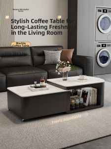 YIYOU | Extendable Italian Style Luxury Storage Tea Table