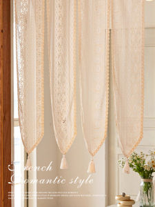 Luxury American Style Bohemian Lace Curtain No Drilling