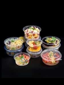 Commercial Grade Thickened Disposable Soup Bowl Ice Cream Parfait Yogurt Takeaway Box Customizable Logo Catering Food Container