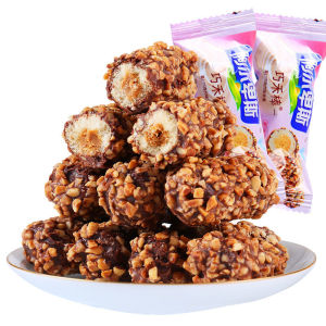 Alps Nut Energy Barchocolate flavor Snacks Biscuits dessert Qiaohe stick Wedding candy250g/500g阿尔卑斯坚果能量棒巧克力味夹心米果零食饼干