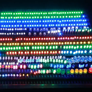 1000pcs Paket LED 5mm Lampu Indikator Merah/ Kuning/ Biru