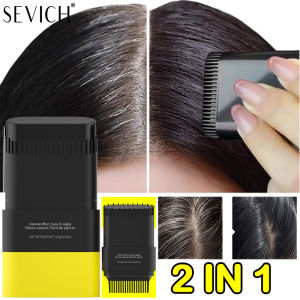 3 Colors Portable Hair Dye Stick 15g Waterproof Hairline Root Concealer Stick Disposable Instant Grey Coverage Hair Coloring Pen