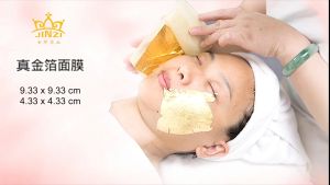 10Pcs 24K Pure Genuine Edible Gold Leaf Foil Sheet Decor Foil Golden Cover Gilding Handicrafts Cake Decoration Face Beauty