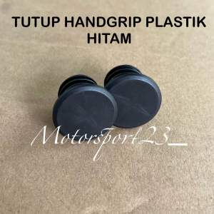 Jalu stang plastik handgrip penutup handgrip tutup grip plastik hitam 1 set penutup lubang handgrip universal