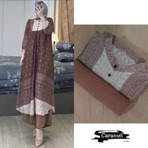 Setelan Tunik Cantika Set Baju Tunik Terbaru Kekinian Atasan Baju Wanita Panjang Atasan Long Tunik