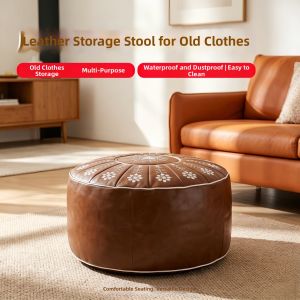 Clothes Storage Ottoman Large Capacity Footrest