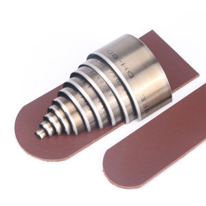 Khuôn Đục Lỗ Nửa Tròn 10 Cái Dụng Cụ Đục Lỗ Đuôi Túi Da Dụng Cụ Cắt Đuôi Túi Đeo Vai Khuôn Đục Lỗ Chữ C Đầu Khuôn Bằng Thép Cacbon