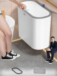 HANSHILIUJIA | Wall Mounted Household Trash Can With Lid
