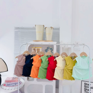 [7- 27 ký ] Bộ Sát Nách Tay Trơn Thun Lạnh MINKY MOM From Hàn Quốc Cá Tính Cho Bé Trai Bé Gái mặc mùa hè mền mịn mát cho bé cao 80-130cm