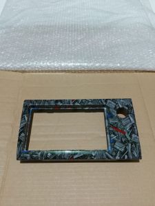 PANEL COVER AUDIO HEAD UNIT BRIO MOBILIO BRV MOTIF CARBON