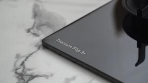 Niko Titanium Flip 3 Plus Kompor Gas / Kompor Tanam Kaca 3 Tungku Stainless Steel - FREE ONGKIR