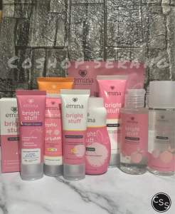 Paket Skincare Emina Bright Stuff Series Isi 9 Set Complete Skincare Remaja Glowing BPOM