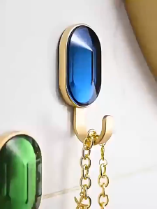 1/3/5 pcs Hanger Hook Fashion Bathroom Kitchen Wall Hanging Sticky Hooks Moisture-proof Storage Organizer Hook