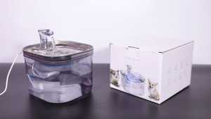 2L Cat Dispenser Automatic Pet Water Feeder Fountain Super Quiet Transparent Drinking Kucing Sensor For Cats And Dogs
