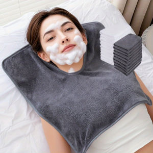 1/5 Pcs Beauticians Special Face Towel - Spa Grade U-shaped Face Towel - Soft Massage and Skincare Tool