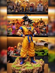 Dragon Ball Super Saiyan Son Goku Nhân Vật Hành Động 28-32Cm PVC Sưu Tập Đám Mây Đứng Tượng Anime Mẫu Vật Trang Trí Dành Cho Người Hâm Mộ