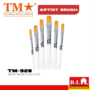 Do It Home TM Artist Brush Flat 6 Pcs TM-928