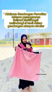 Elephas Blanket Clip & Go Selimut Bayi Multifungsi Elephas 3 In 1 Cover Stroller Apron Menyusui Traveling Bayi