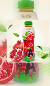 Trà Lựu Đỏ Tea A Chai 450m - Lốc 6 Chai