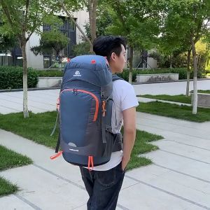 LF ขนาด 65 ลิตร กระเป๋าเป้เดินป่า รุ่นพรีเมี่ยม มีแถบคาดเอว ใบใหญ่ เป้สะพายหลัง กระเป๋าสะพาย ร่น JK-203 (J2-030) OUD จากร้าน Lion Five