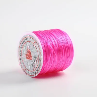 Chỉ chun co giãn xâu vòng loại đẹp cuộn thun cước lụa đầy 60m