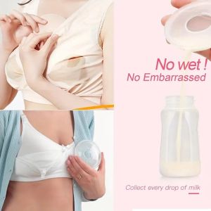 Breastfeeding Breast Pads Washable Silicone Wearable Breast Pads Soft & Comfortable No Spillage