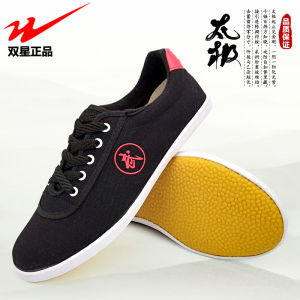 Double Star Martial Arts Shoes Men Women Training Shoes Tai Chi Practice Shoes Childrens Martial Arts Training Shoes Breathable