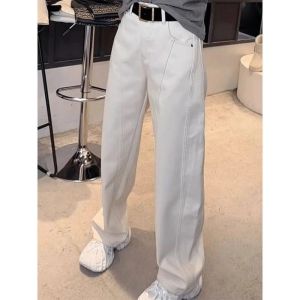 Fashionable Versatile Slimming Spring Casual Wide Leg Jeans