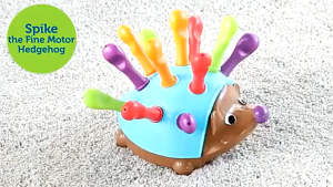 Wonderful Toys Baby Hedgehog Game Toy Spike Fine Motor Skills Color Number Sorter Sensory Early Educational Toys Toddler
