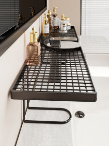  LJXZ | No-drilling Bathroom Organizer Faucet Shelf