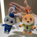 Genuine Zootopia Plush Keychain Judy Nick Sloth Sheep Leopard Finnick Pendant Cute Charm Sloth Keychain Decoration Birthday Gift. 