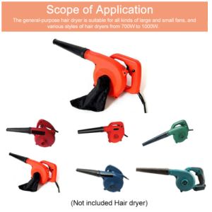 Love cut Air Blower Vacuum Blowing Nozzle Electric Dust Collector Leaf Dust Blowing Pipe Nozzle with Dust Blower Bag Cleaning Accessories