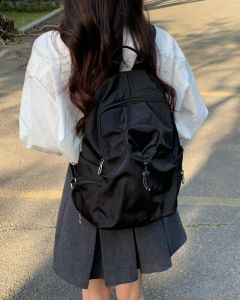 Greenday Original Design Simple Versatile Bookbag for Women Casual College Style Backpack for High School and University Students