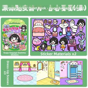 XIONGBUFAN | Quiet Book DIY Gel Stickers No Cutting Needed