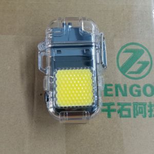 Portable Outdoor Rechargeable Electronic Lighter With COB Lamp Multifunction