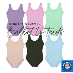 Baby NamNam High-Quality BALLET LEOTARD for 2-14yo Kids Stretchy Comfortable