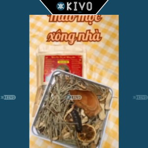 Gói Xông Nhà- Xông Nhà Tẩy Uế Giúp Chiêu Tài Lộc Đại Phát- Đồ Xông Cửa Hàng/Nhà Mới/Xe 100g-KIVO