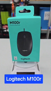 Logitech Mouse M100R Black USB Wired ( 1.8M Cord ) 1000 DPI Optical USB Mouse 3Yr Local Warranty / USB Corded Mouse