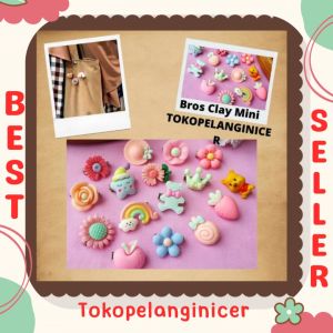 Bros Clay Seri Mini - Bros Kecil Lucu - Bros Hijab - Bros Jilbab - Bros Baju Mini Random