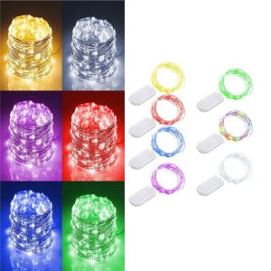 LED Copper Wire Fairy Lights Christmas Lights String Lights For Bedroom Ramadan Wedding Navidad DIY Christmas Tree Decoration